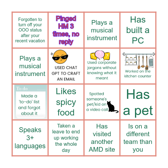 The Corporate BINGO!!! Bingo Card