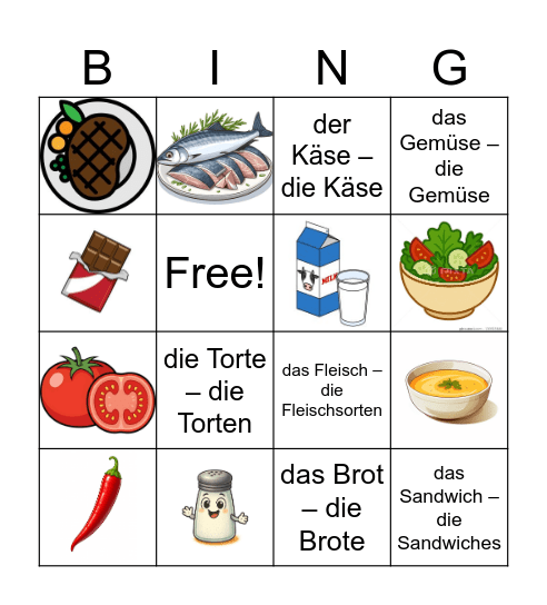 Essen Bingo Card