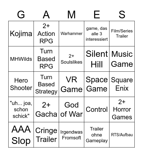 SUMMER Bingo Card