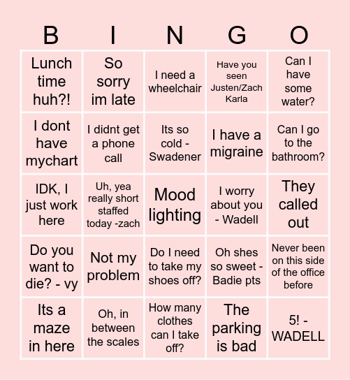POD 3 - APRIL Bingo Card