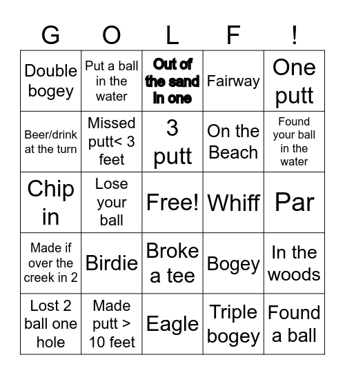 Girls gone wild at CCC Bingo Card