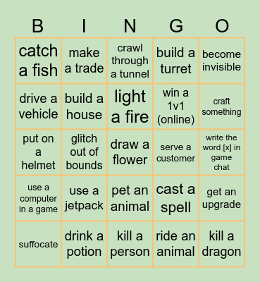 jukailon bingo Card
