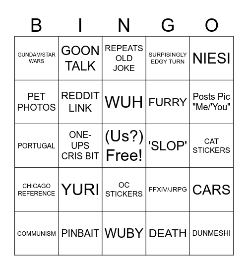 MINA BITS OF THE DAY Bingo Card