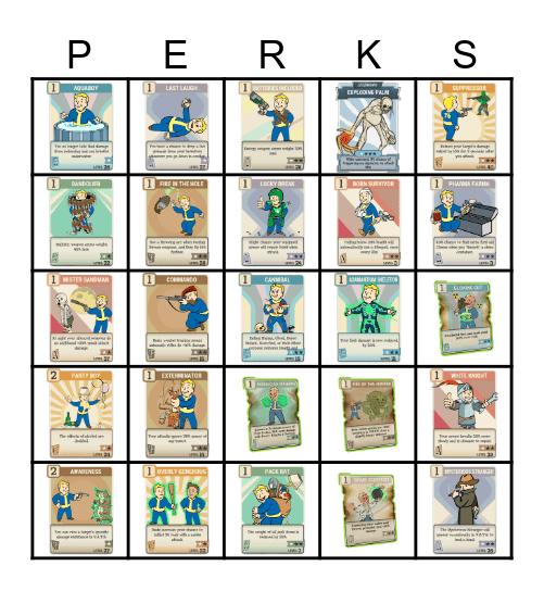 Perk Card Bingo 5.29.26 Bingo Card