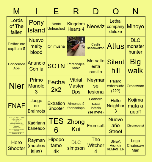 Game Fest 2026 Bingo Card
