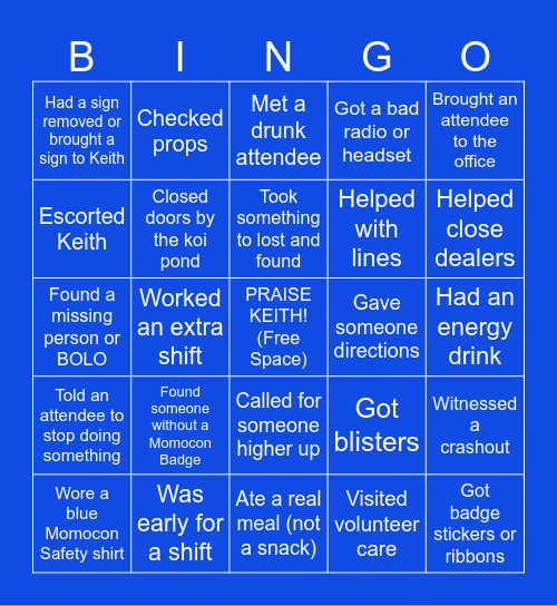 2026 Safety Bingo Card