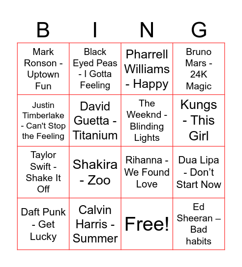 ALAC Volley Ball Bingo3 Bingo Card