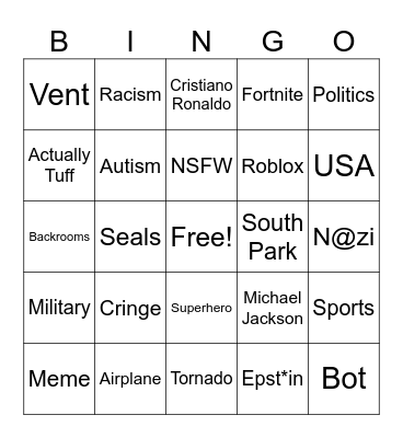 CapCut Templates Bingo Card