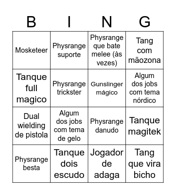 Jobs Evercold Bingo Card