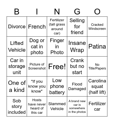 RWP Bingo! Bingo Card