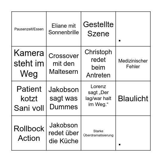 NDR Bingo Card
