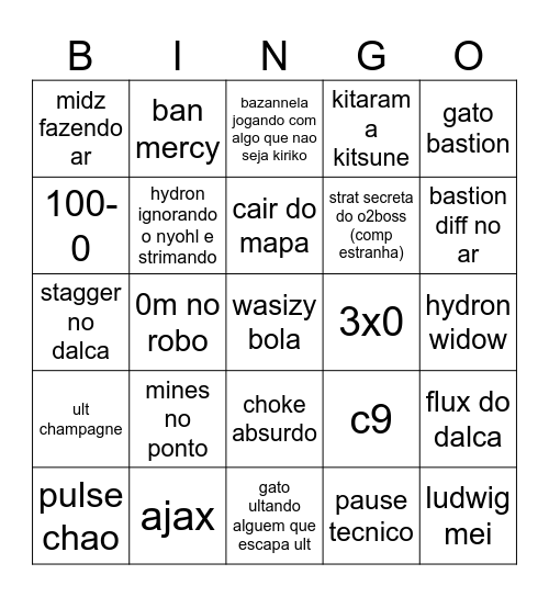 hatewatch team br Bingo Card