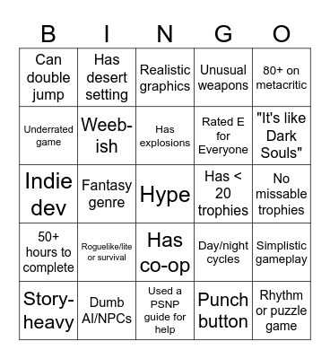 June Platinum Bingo! Bingo Card