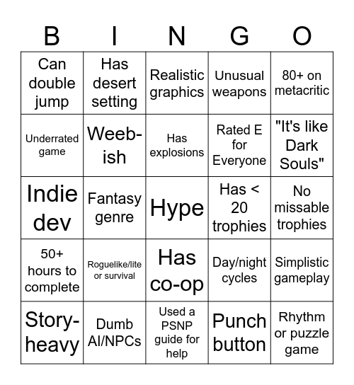 June Platinum Bingo! Bingo Card