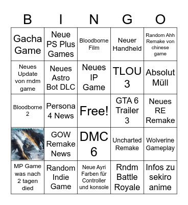 State of Play 02.06.2026 Bingo Card