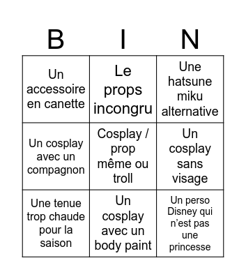 DokoBingo Card