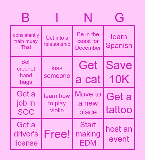 2026 Bingo card Bingo Card