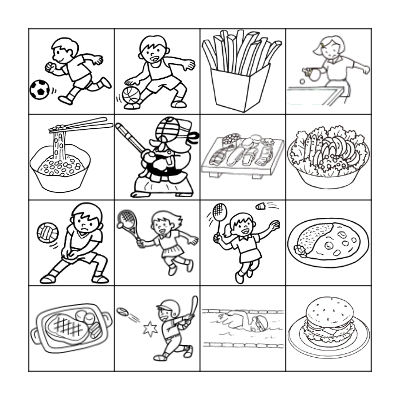 Do you like...? Bingo Card
