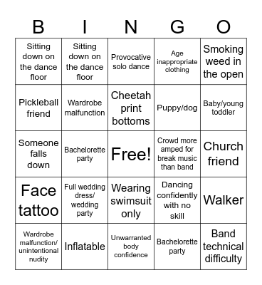 Sea Witch Bingo Card