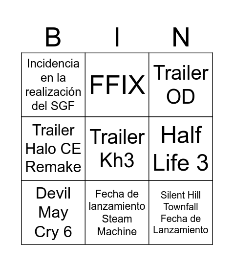 Bingo Conferencias 2026 Miguel Bingo Card