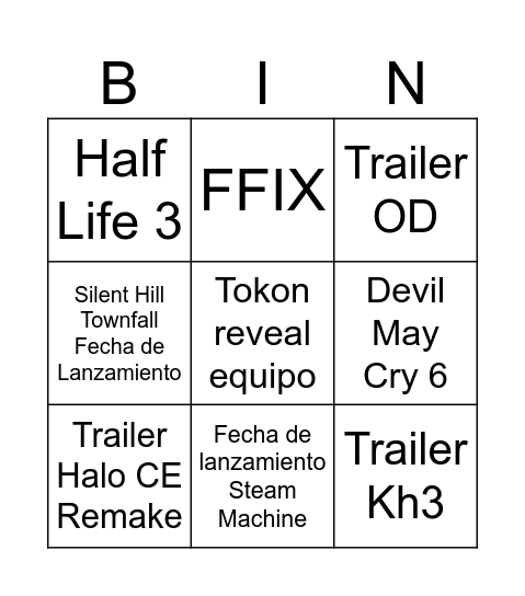Bingo Conferencias 2026 Miguel Bingo Card