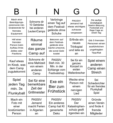 Hurricane 2026 Bingo Card