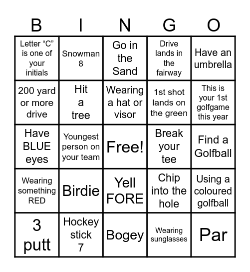 KAUFMAN  KLASSIC Bingo Card
