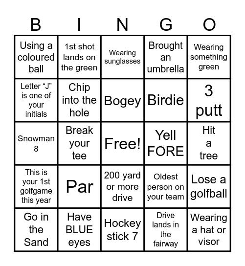 KAUFMAN  KLASSIC Bingo Card