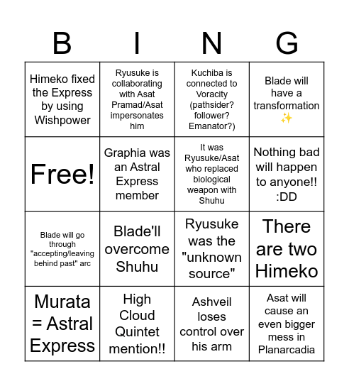 4.3 QUEST BINGO Card