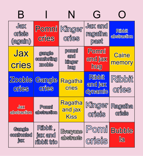 TADC CAP 9 Bingo Card