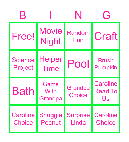 Last Day Of School Bingo Card
