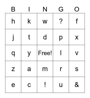 Ocean Adventures Bingo Card