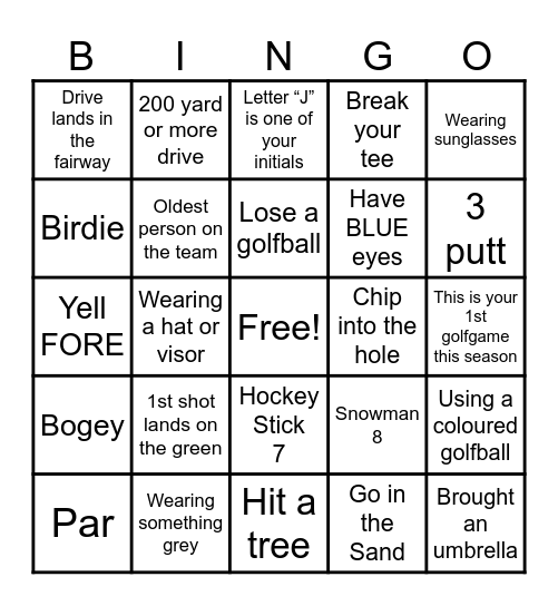 KAUFMAN  KLASSIC Bingo Card
