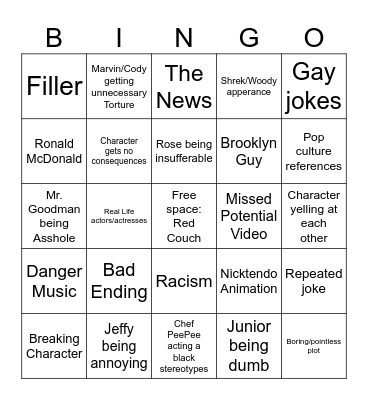 SML Bingo (2026) Bingo Card