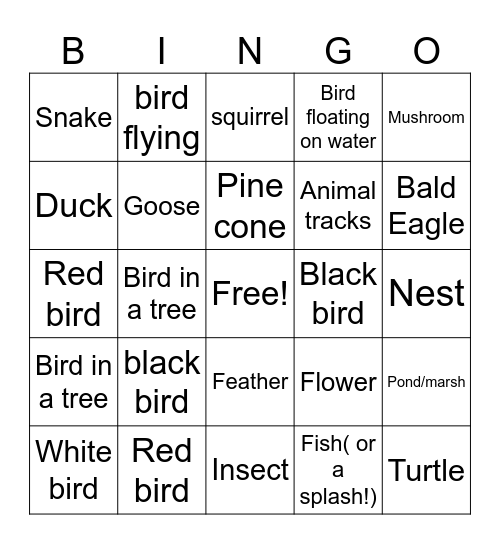 Can you find a… Bingo Card