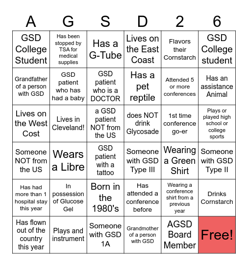 NAME:________________________ Bingo Card