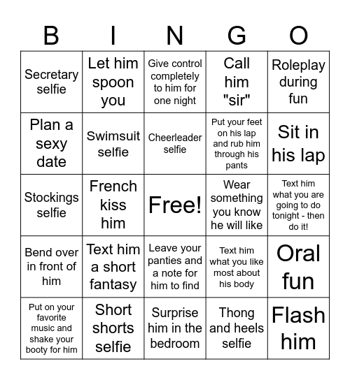 Anniversary Week Bingo Card
