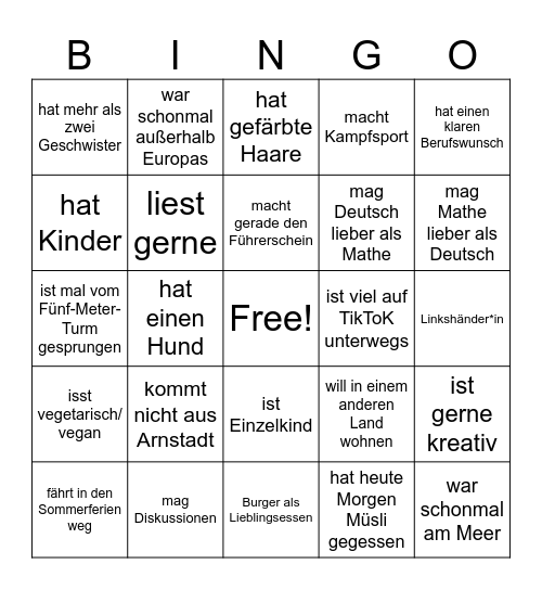Bingo 9c Bingo Card