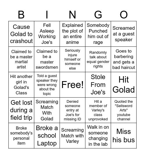 Carmello Betting Pot Bingo Card