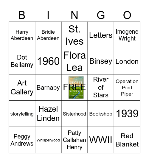 The Secret Book of Flora Lea Bingo Card