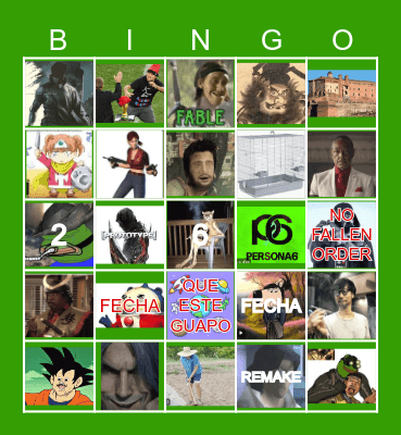 NO E3 BINGO Card