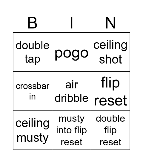 The d4 and stef rl quiz Bingo Card