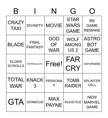 KEYZ SGF BINGO WEEK Bingo Card