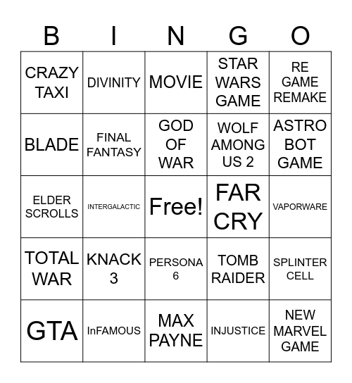 KEYZ SGF BINGO WEEK Bingo Card