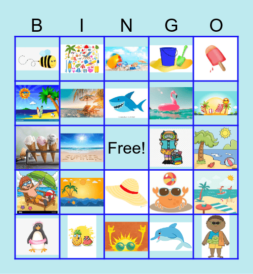 Summer Bingo (played in 2026) Bingo Card