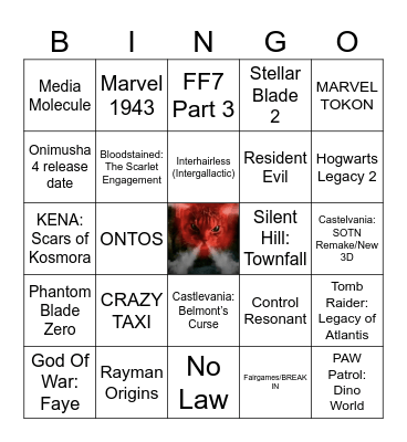 STATE OF PLAY 02.06.2026 Bingo Card