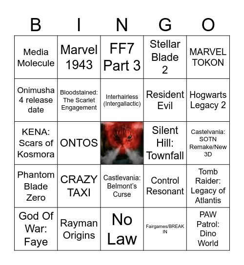 STATE OF PLAY 02.06.2026 Bingo Card
