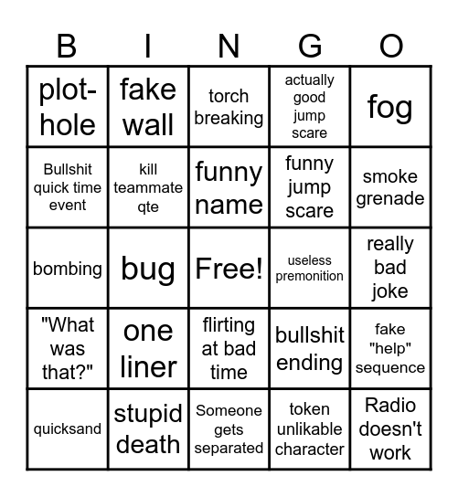 HOA bingo Card