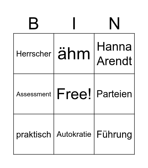 #BLS Bingo Card