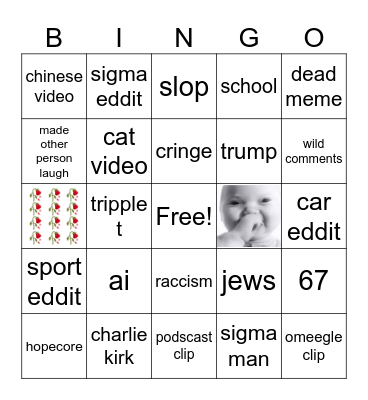 tik tok bingo Card